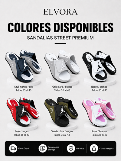 Sandalias Street Premium – Comodidad y Estilo